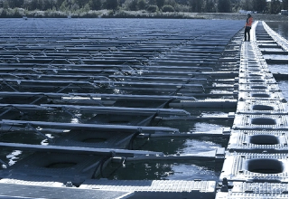 High Buoyancy Solar Power Floating Platform with 25-Year Lifespan
