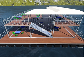 floating pontoon 