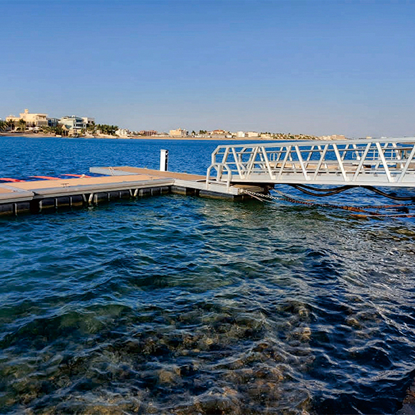 Easy To Maintain Aluminum Floating Platform Aluminum Pontoon