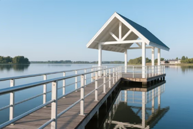What are the different types of floating pontoons?