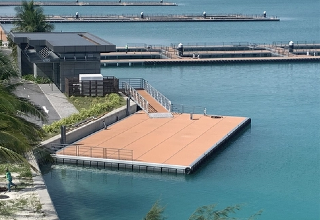 Floating Platform Dock House for Bar And Leisure Use