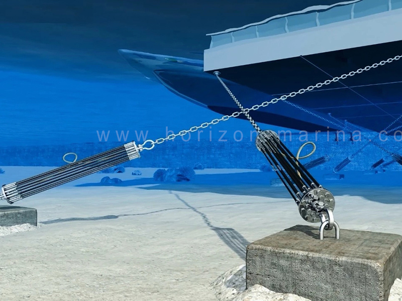 Floating pontoon adapting to water levels